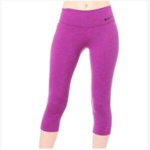 NIKE DRI-FIT Fuchsia Cropped Yoga Pants